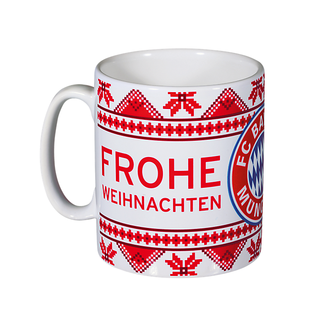 Wellness Weihnachten 2022 Bayern Tasse Weihnachten Offizieller FC Bayern