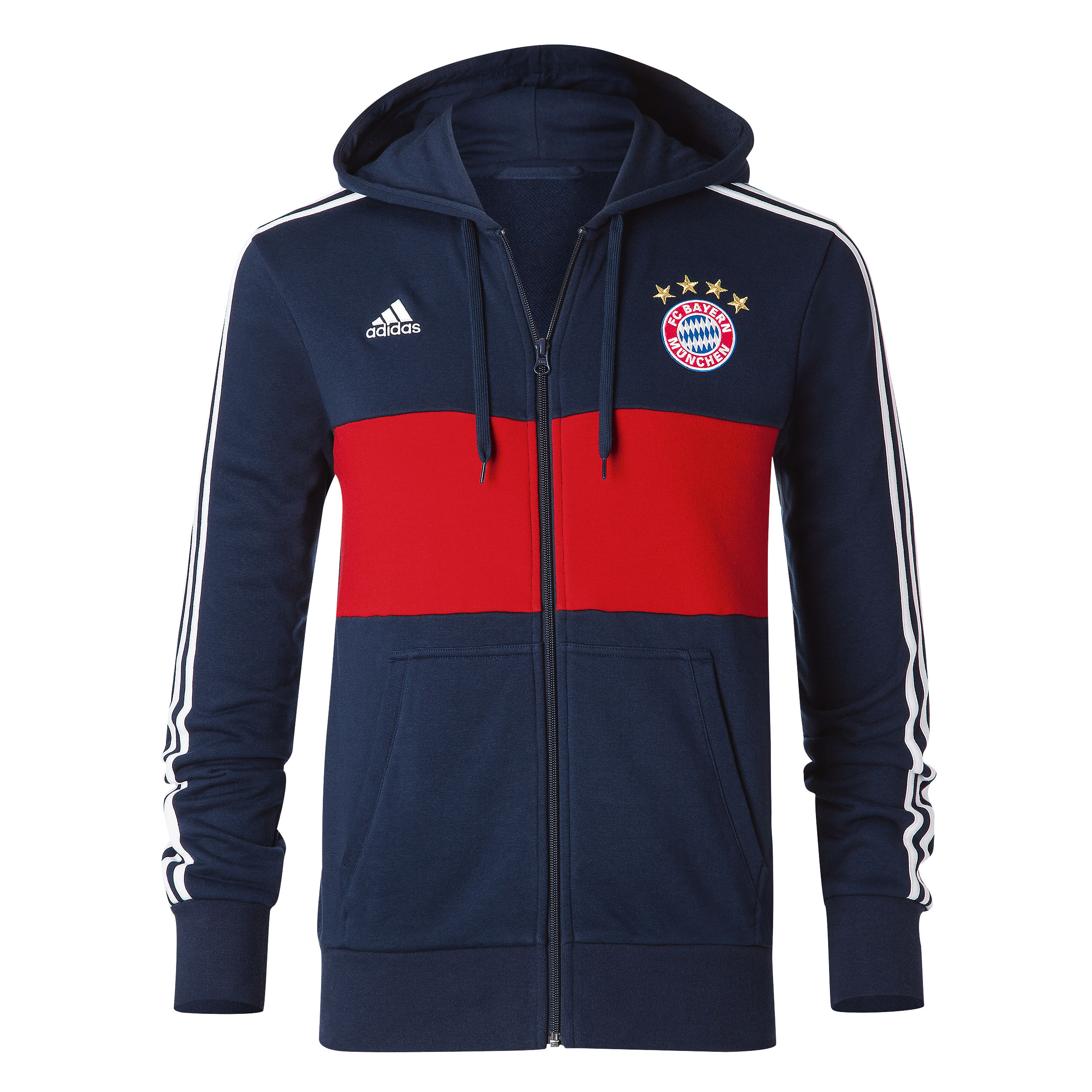 Sale Highlights aus dem FC Bayern Fanshop Mia San Trikot adidas Zip Hoodie Champions League Lifestyle | Offizieller